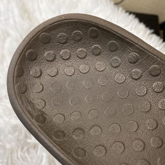 Vionic High Tide Flip Flop Sandal Wedge Leopard Print Sz 10 - Picture 9 of 11